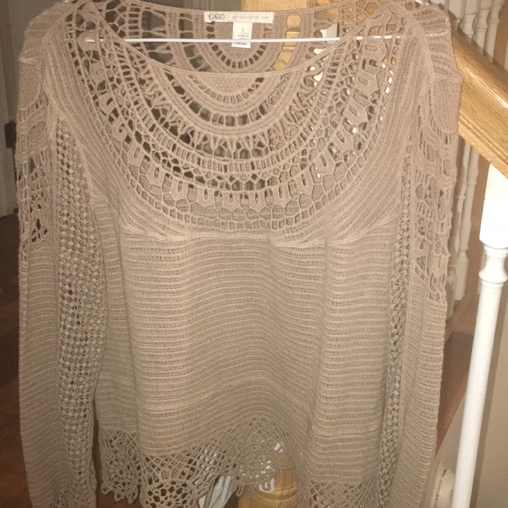 Cato Tan Pullover